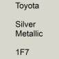 Preview: Toyota, Silver Metallic, 1F7.